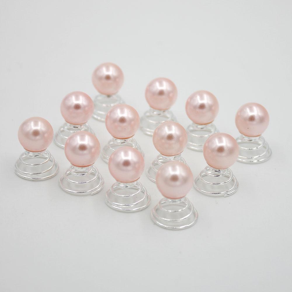 

12pcs Princess Crystal Rhinestone Pearl Hair Clips Dish made hairpin for Women Bride Wedding Jewelry Accessories Wholesale L004