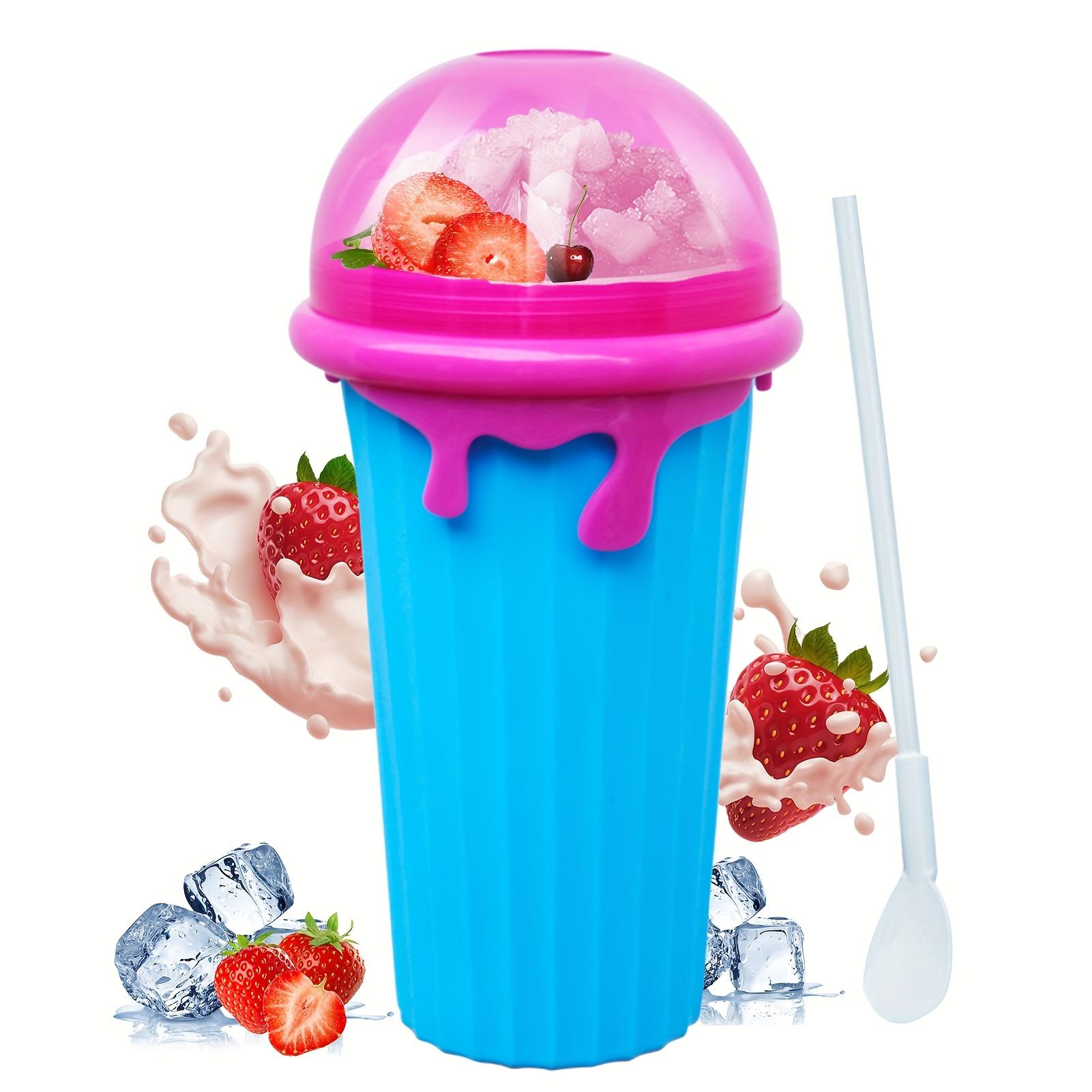 

Slush Cup Maker, Large Slush Cup 550ml, Double Layer Silicone Slush Cup Making Squeeze Cup, Quick Freeze Magic Slush Cup, DIY Slush Cup