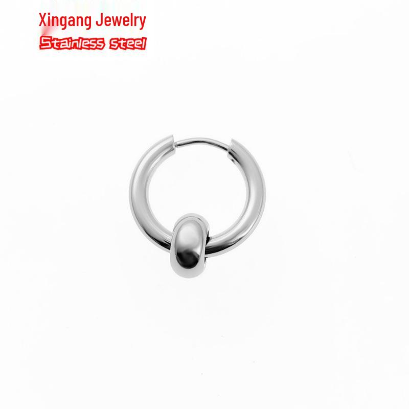 Unisex Retro-Style Exaggerated Hoop & Ear Cuff Set   