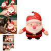 Delightful 20cm Santa Deer Plush Toy For Kids And Holiday Decorations