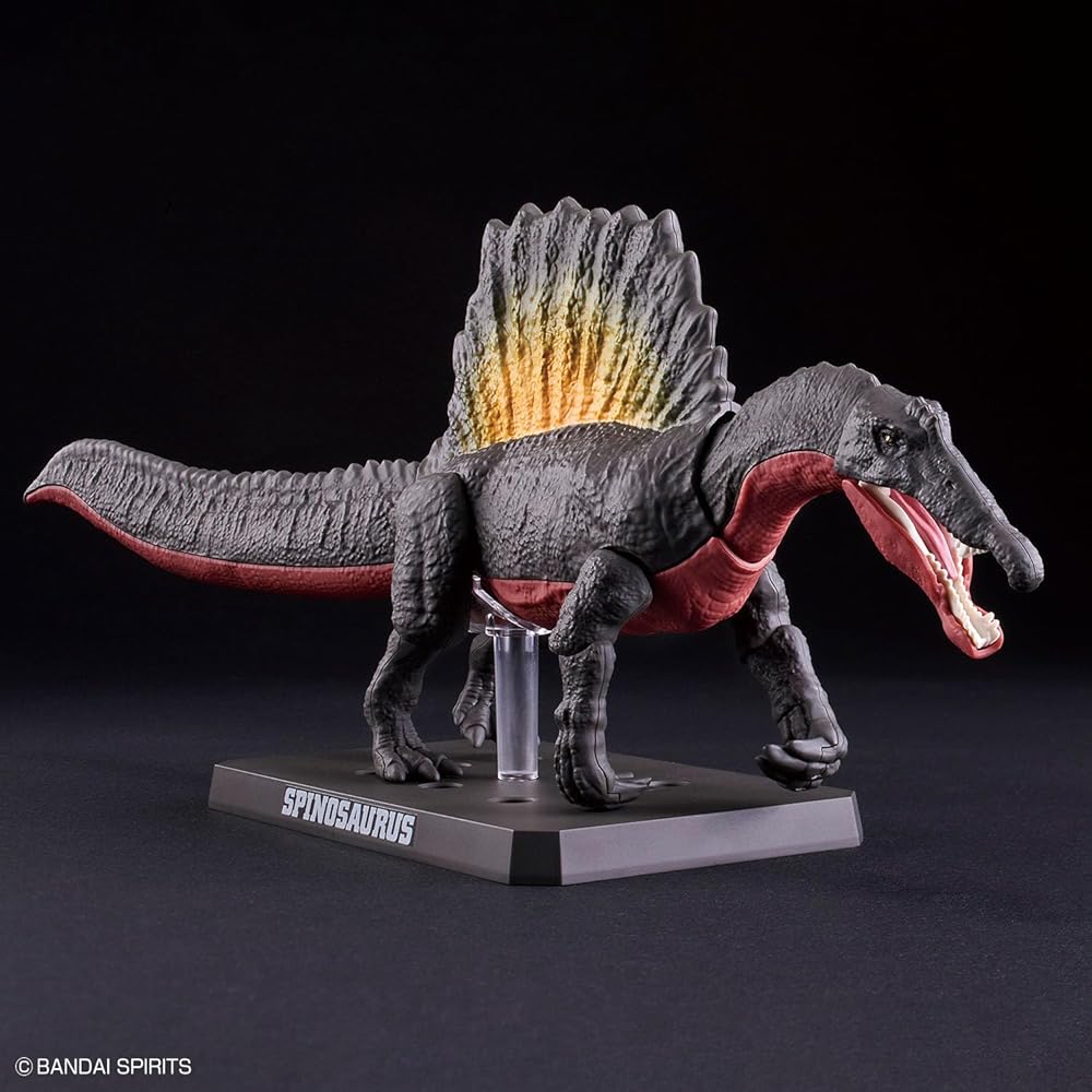 Bandai Spirits Plamosaurus Spinosaurus Color-Coded Plastic Model Kit 1:144 Scale