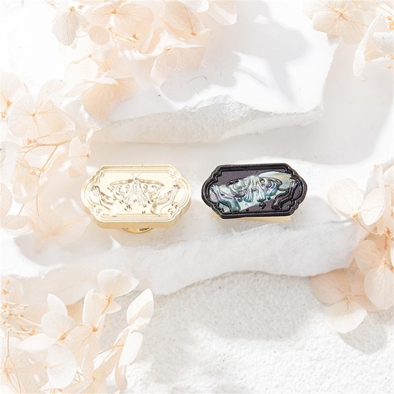 Wax Seal Stamp Head for Valentine Card Wedding Invitation Envelope, Exquisite Pattern Wax Seal Stamp Head