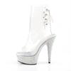 15Cm Multicolored Rhinestone Thin Heel High Heel Low Boots, Taiwan High Heel Sole Short Boots