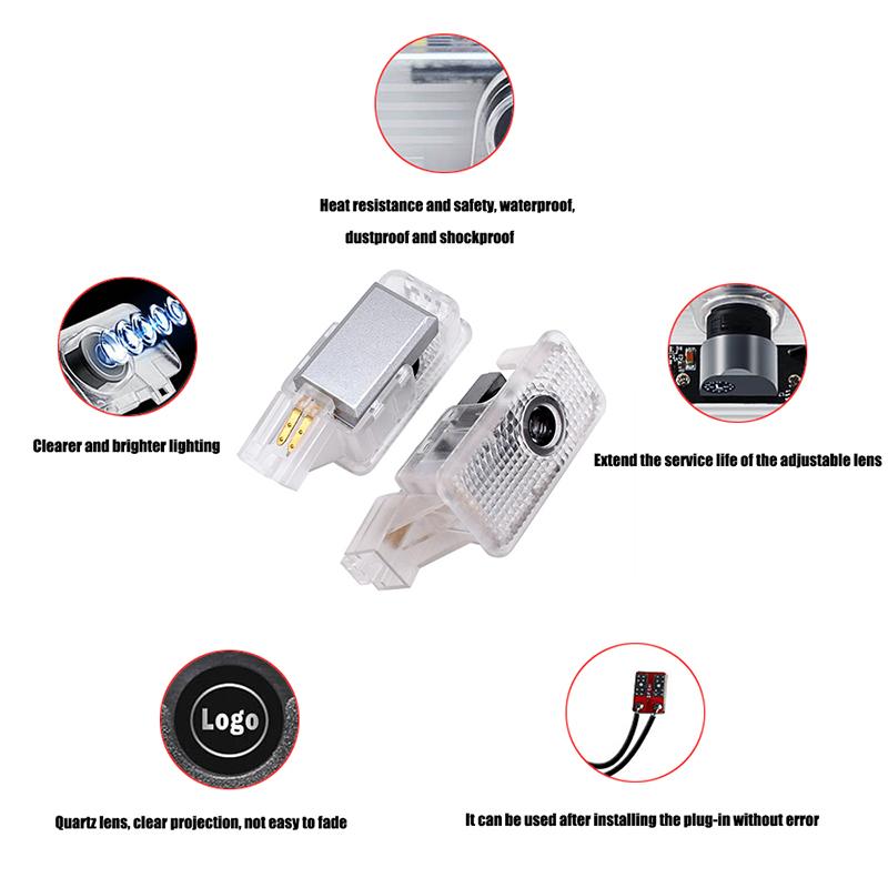 kxhsr6 Civic Door Light Ghost Shadow Light Door Welcome Light For Honda Civic Hybrid 2006-2023 2024 2025 Car StylingDoor Courtesy Lamps