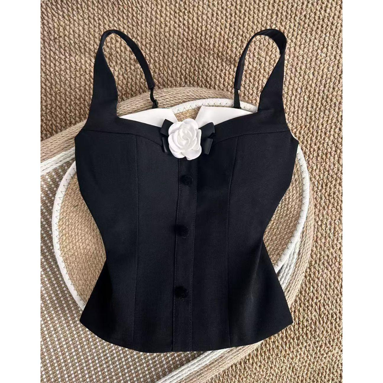 Чувственный 3D Цветочный Бодикон без Бретелек - Женская Летняя Утягивающая Майка L