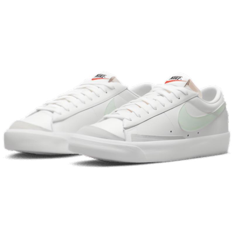 Nike Blazer Low 77 White Barely Green Women's Sneakers Skateboard Shoes DC4769-111