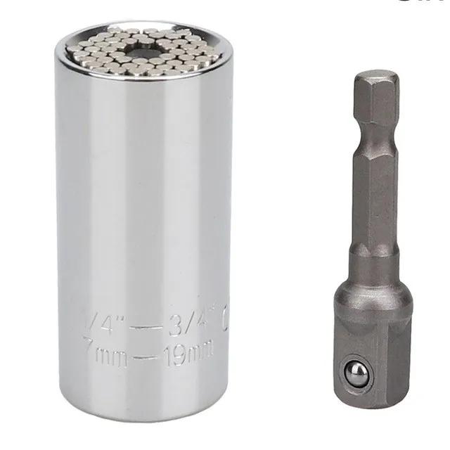Onnfang 7-19/11-32mm Universal Ratchet Wrench Universal Socket Head, Household Socket Power/Hand Tool Wrench