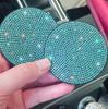 2 Pcs Bling Car Cup Holder Coaster, 2.75" Anti-Slip Shockproof Universal Fashion Car Coaster