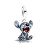 New 925 Silver Cute Lovely Stitch Lilo Pendant Bead The Princess Charm Fit Bracelet DIY Women's Jewelry Gift