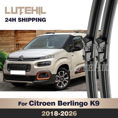 Wiper Front Wiper Blades For Citroen Berlingo K9 2018 - 2026 Windshield Windscreen Front Window 24"+17"