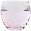 Toyo Sasaki Glass CORROT Diagonal 10089 Made in (Pink) [Handmade Glass, Japan, 310ml]