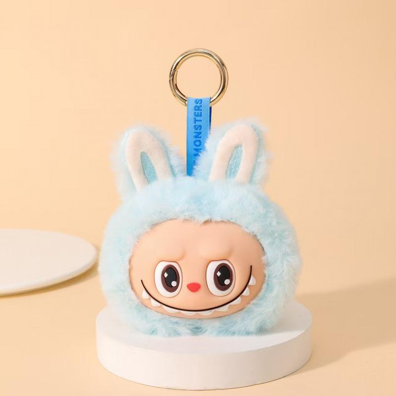 

Vinyl Face Plush Rag Cloth Small Head Pendant Cute Trendy Play Schoolbag Pendant Gift