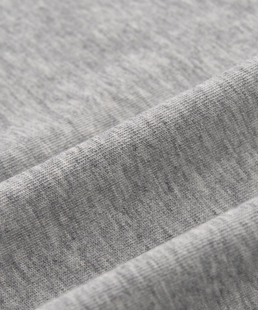 TOFFEE Basic Half Crop Top (Melange Grey)