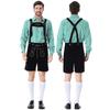 Camisa de cuadros de botones para hombre estilo bávaro Oktoberfest para festival y uso casual