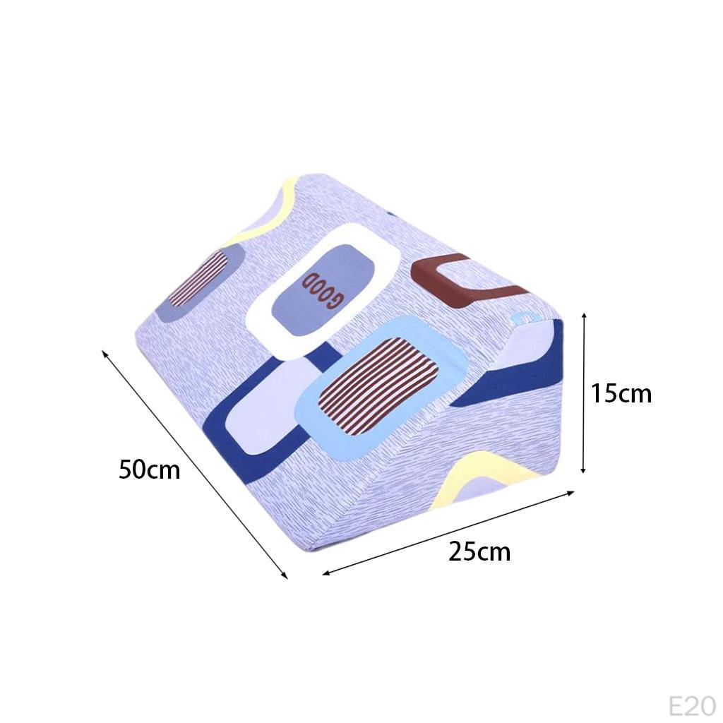 Comfortable Triangle Soft with Washable Bolster Body Position Wedges for Snoring Sleeping Alignment