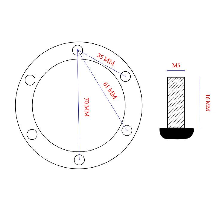 Universal 330mm PU Car Steering Wheel with Multiple Color Durable Comfort Grip Wheel for Vehicle