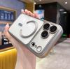 Translucent Electroplated Matte Magnetic Case for iPhone 17/16ProMax