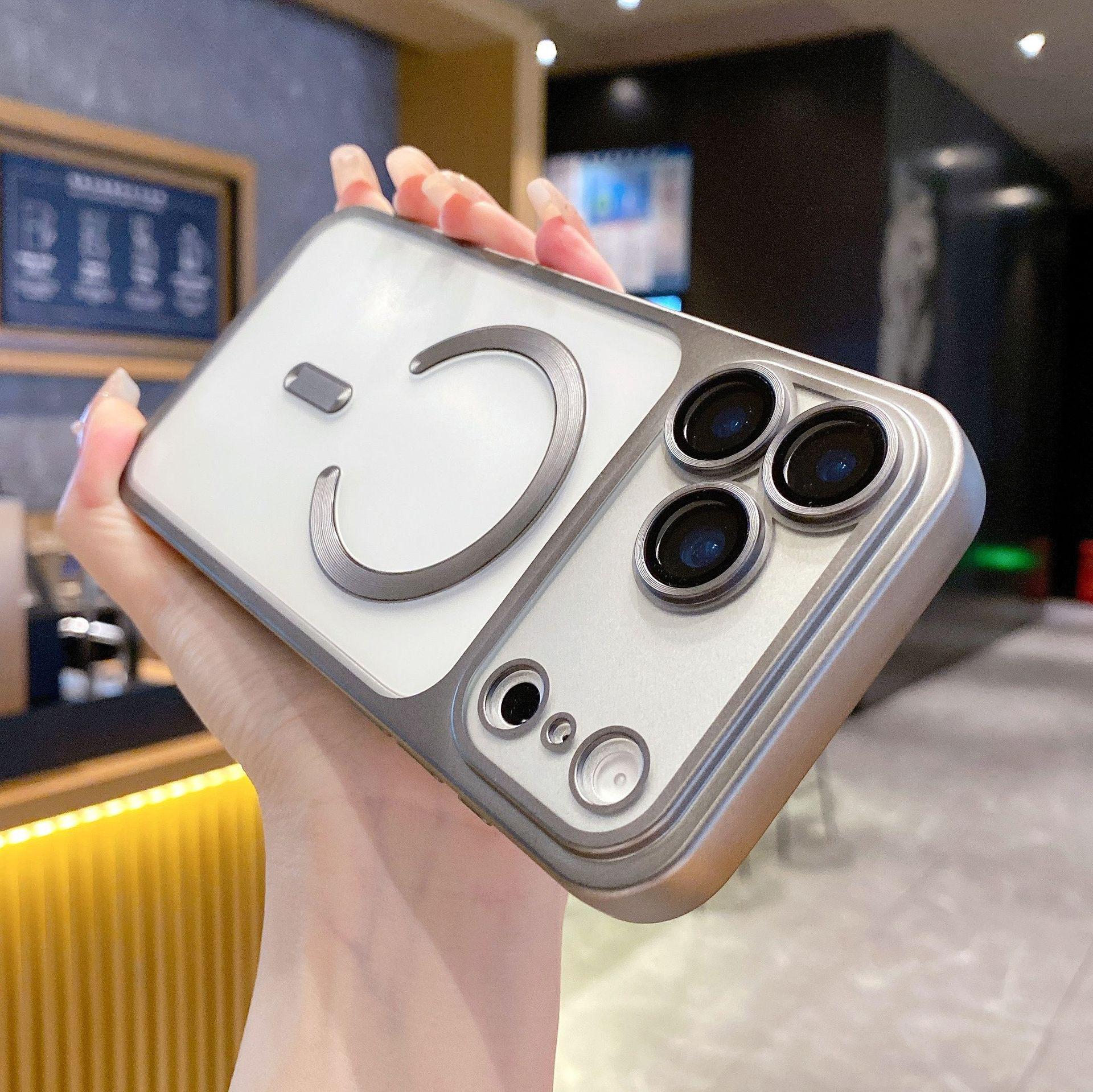 Translucent Electroplated Matte Magnetic Case for iPhone 17/16ProMax 16 Pro Max