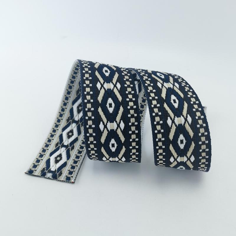 5cmx1Yard Ribbon Luxury Colorful Diamond Pattern Curtain Decor Sewing Accessories Multi-Function Multiple Colors