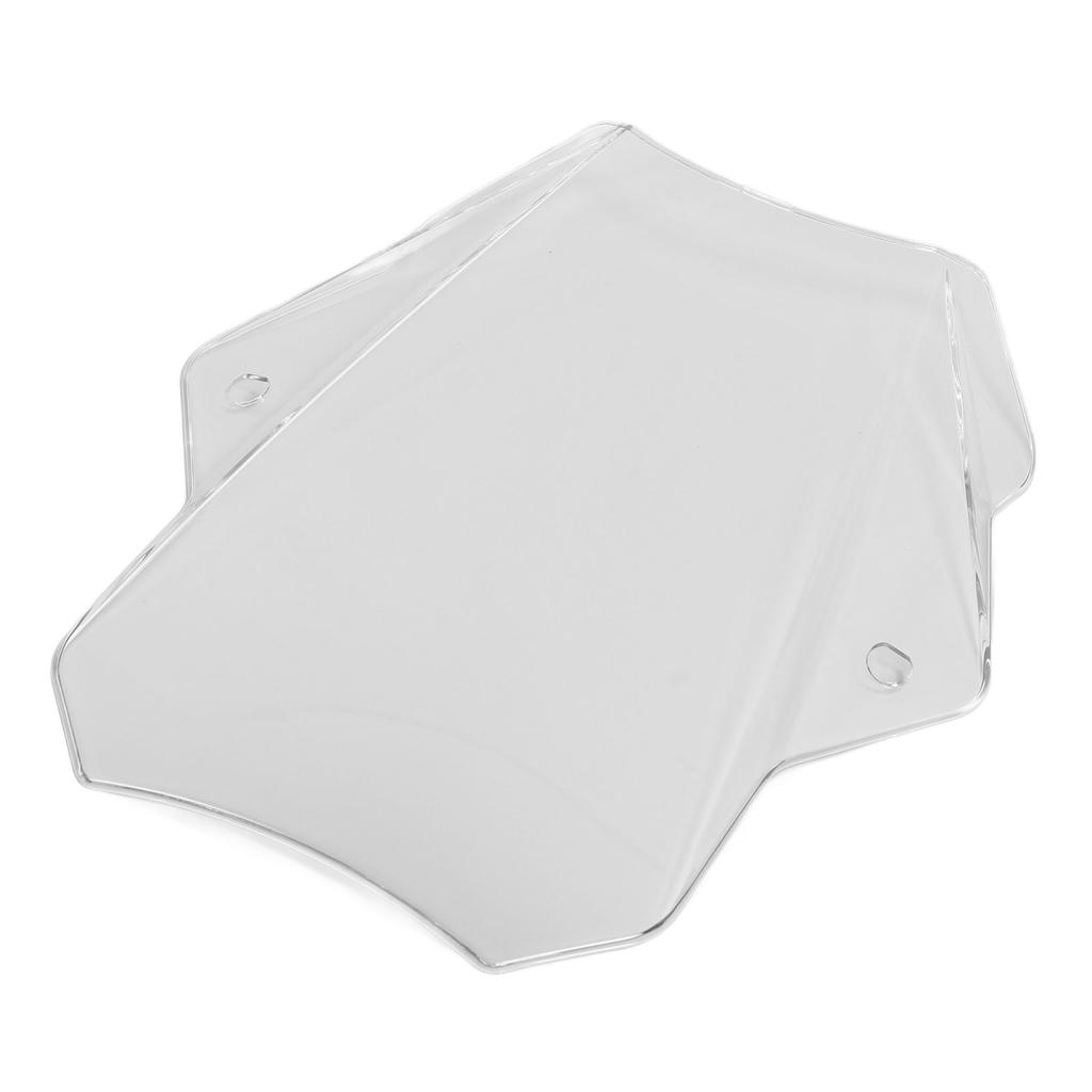 Universal Motorcycle Windshield Adjustable Front Wind Deflector Screen Replacement for Suzuki Clear