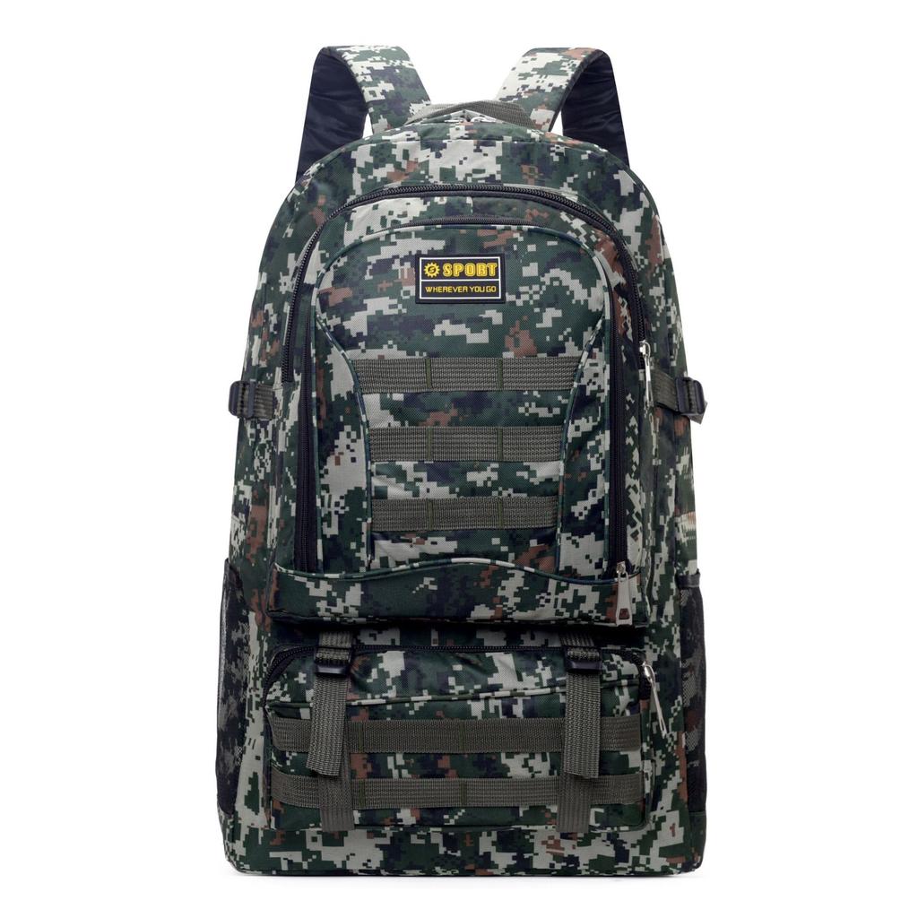 Multifunctional Extra-Large Travel Bag Men's Laptop Backpack Super Large Capacity Camouflage Mountaineering Business Trip Double-Shoulder Bag