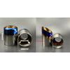 2xNEW STAINLESS STEEL EXHAUST TAIL REAR MUFFLER TIP PIPE COVER For Mazda 3 Axela Mazda 6 Atenza CX-5 CX5 CX-4 CX-30 CX-8 CX-9