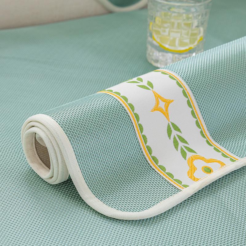 Ice Silk Summer Mat Sofa Cushion Summer Summer Non -Slip Cushion Washable Cool Feeling Sofa Cover Backrest Towel Cover Cloth 