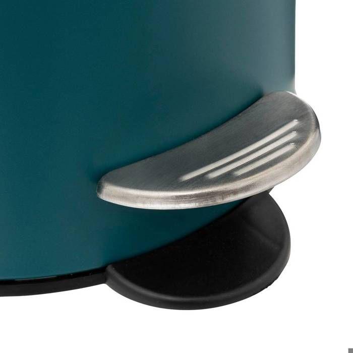 5five - Poubelle Soft Close 3l "modern Color" Bleu Pétrole