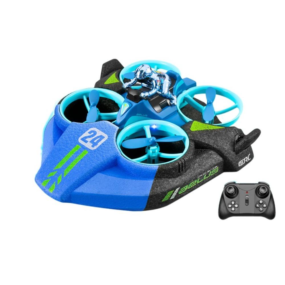 Remote Control 3 in 1 Quadcopter Boat Sea Land Air Flight RC Helicopter Toys  Home Decor