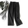 Autumn and Winter Temperament Double-sided Woolen Casual Pants Temperament Commuter Woolen Wide-leg Pants Women
