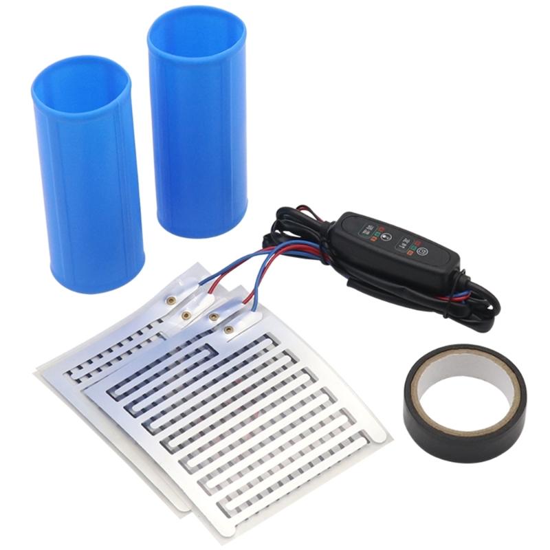 

Energy Efficient Heated Handlebar Covers Heated Hand Grips For Motorcycles Snowmobiles With Waterproof Acrylic Material 1