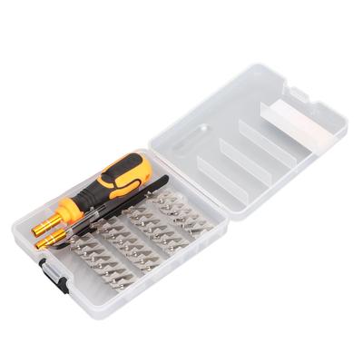 Ratcheting Screwdriver Set High Hardness Ergonomic Design Nonslip Handle Multi Bit Set Screwdriver