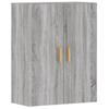 Wall Cabinets 2 pcs Grey Sonoma Wood Based Material