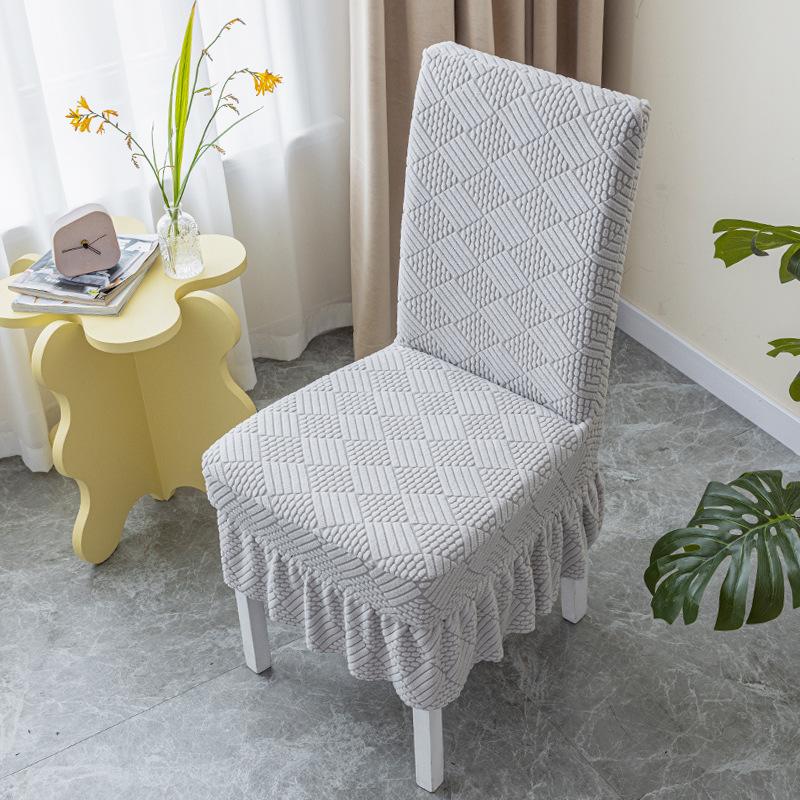 Household Chair Cover Cushion Backrest Integrated Dining Chair Cover Universal Bench Cover Seat Cover Elastic Dining Table Chair Cover
