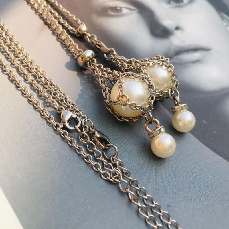 Natural Crystal Holder Necklace Colorful Stone Mesh Pocket Pendant Choker Adjustable Chain Neckchains for Women Girl