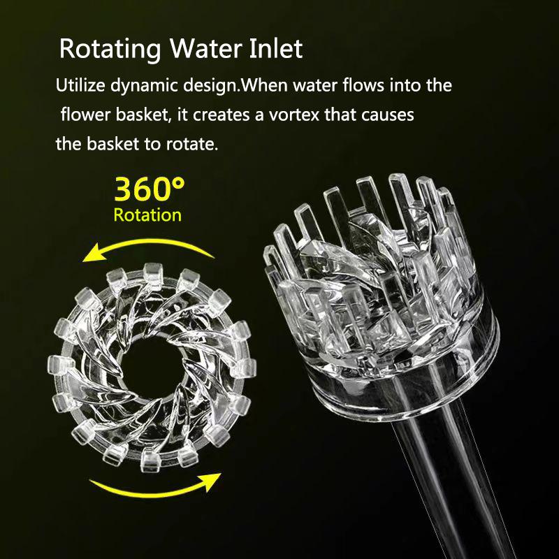 DIY Clear Aquarium Skimmer Acrylic Lily Pipe Spin Surface Inflow Outflow Water Plant Tank Filter Cleaning Fish Tank Accessories