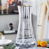 Elegant Gold Rim Glass Vase