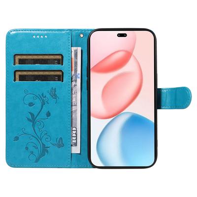 For Honor 400 Pro 5G (Global) PU Leather Cases Flower Pattern Wallet Stand Phone Cover with Strap