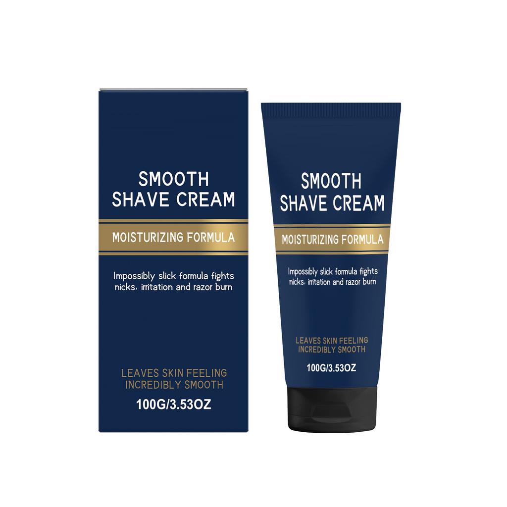 Men's Smooth Shaving Cream - Daily Use Shaving Product With Refreshing And Non-Greasy Texture, Light And Gentle Care Cream