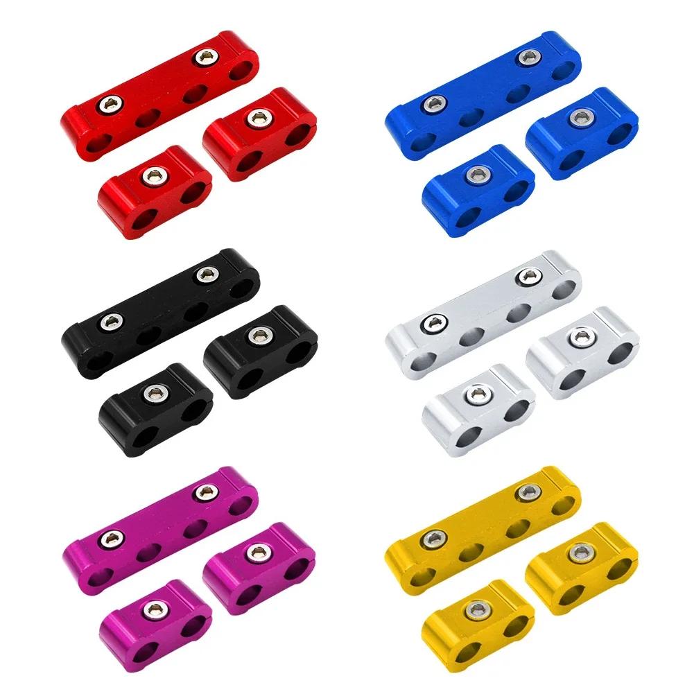 Universal 8/9/10mm Aluminum Car Spark Plug Wire Separator Mulitp-Color Spark Wire Line Clamp Auto Engine Modified Accessories