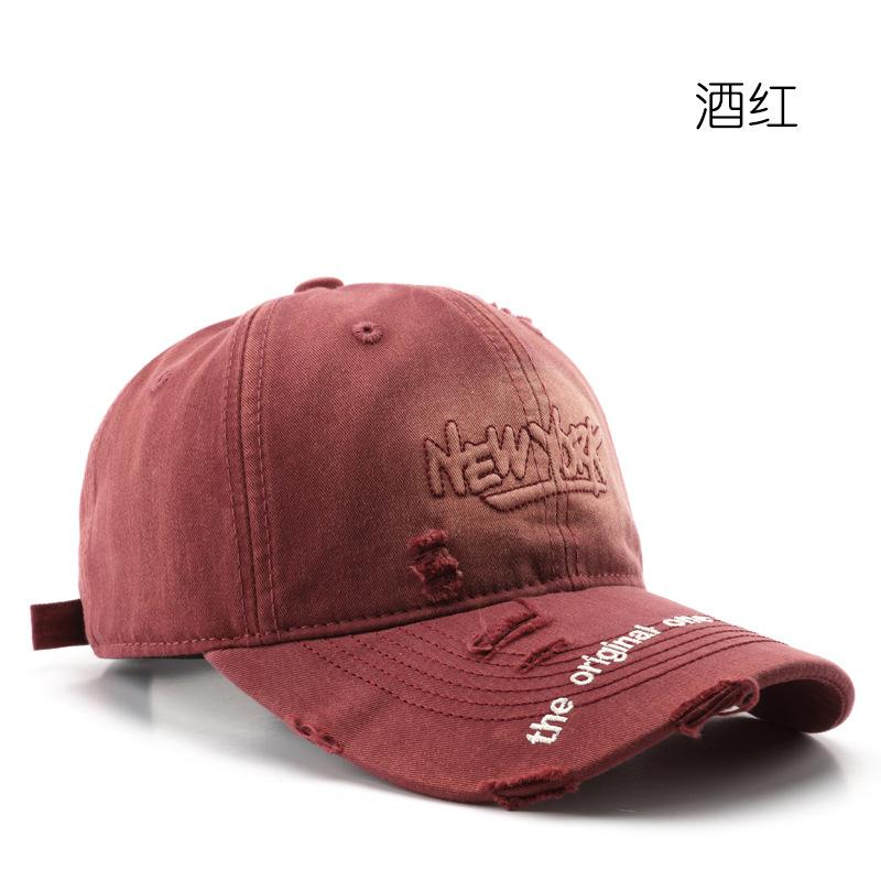 Women's Hat with Letter Embroidery, Outdoor Men's Baseball Cap for Sun Protection and Shade
