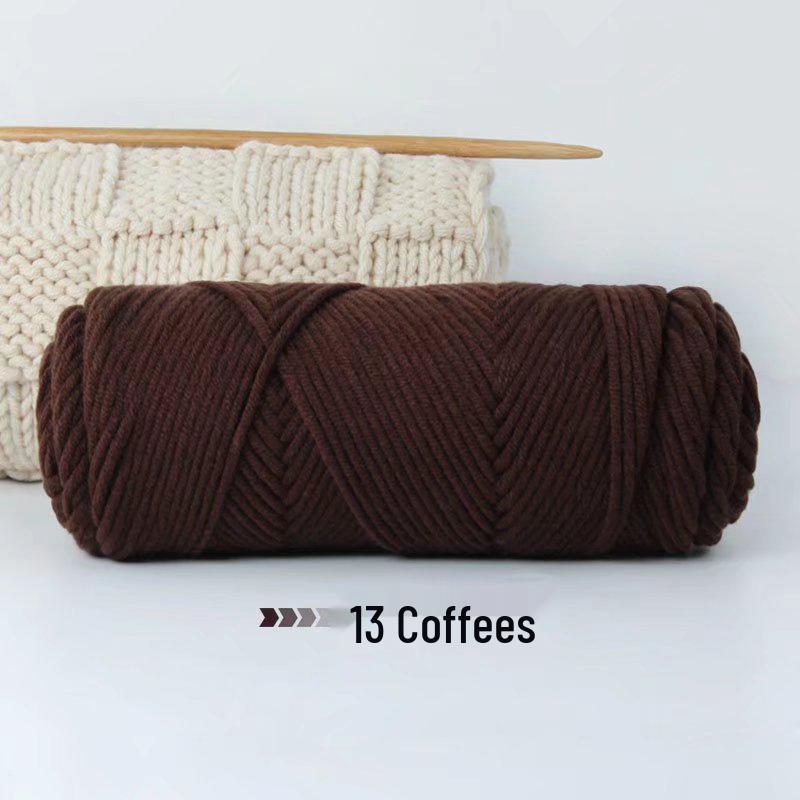 8-Strand Lover's Cotton Wool Yarn for Handmade Knitting: Soft DIY Scarf or Hat Acrylic Yarn