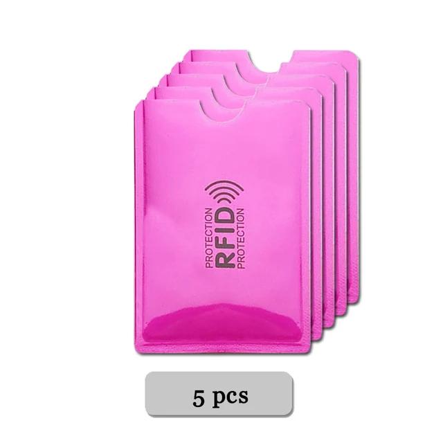 5~20Pcs Anti-Scan Card Sleeve Anti-magnetic Anti-theft Anti RFID/NFC scanning Aluminium Foil Safty Bank Card ID Card Card Holder