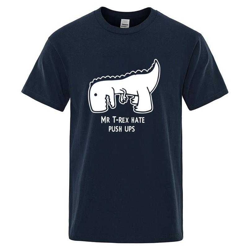 

Men High Quality 100 Cotton Breathable Funny Casual Dinosaur Cool Oneck Vintage Tshirt Male Casual Loose Fit Tees Shirts Top 4XL