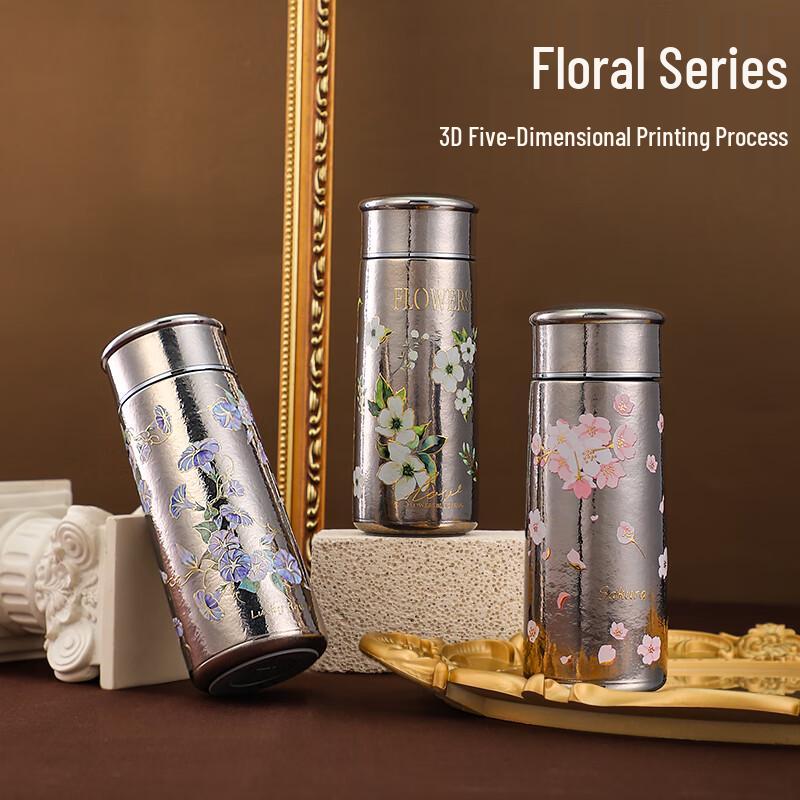 Xinke Pure Titanium Insulated Tea Water Bottle