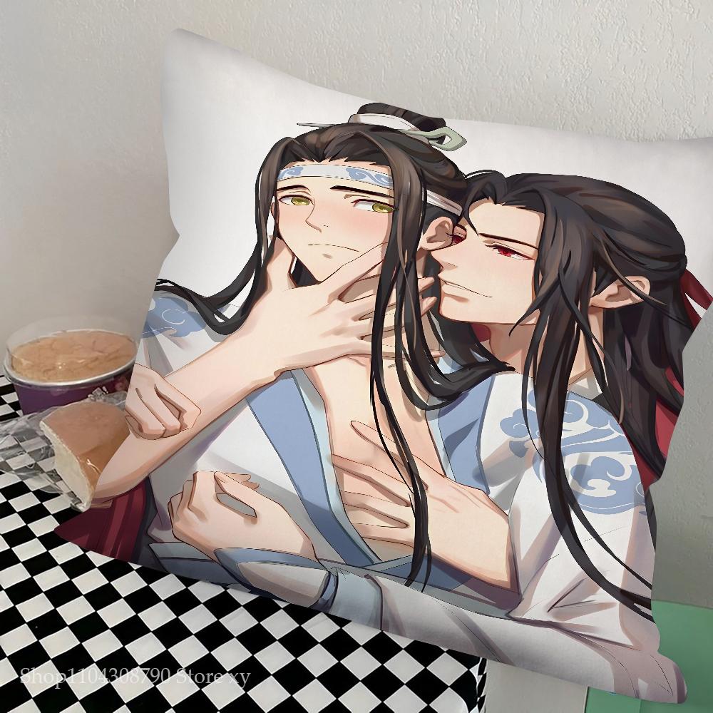 Anime Grandmaster Mo Dao Zu Shi MDZS Pillow Bedroom Sofa Leisure Comfort Cushion Car Living Room Home Decoration
