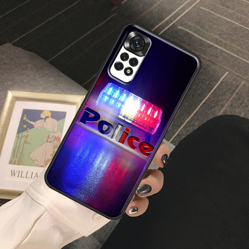 Police Funda For Xiaomi Redmi Note 14 9 10 11 12 13 Pro 9S 10S 11S 12S Redmi 13C 10C 12C 14C Case