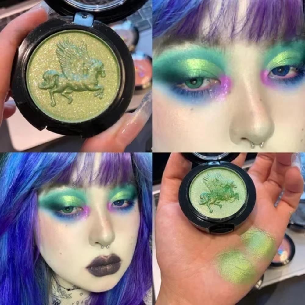 Glitter Eyeshadow Pearlescent Highlighter Powder Makeup Diamond Eye Shadow Palette Bright Shiny Eye Makeup Cosmetics