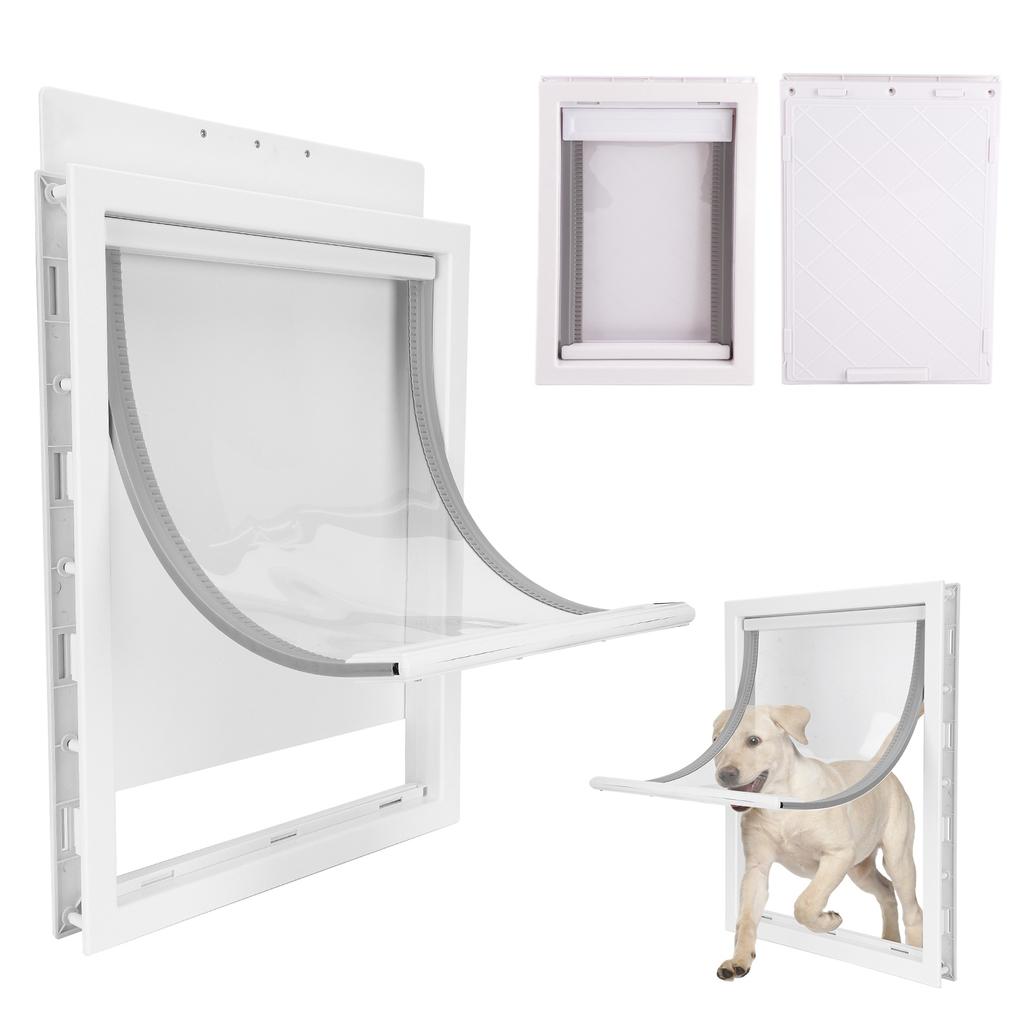 Kunststoff PVC Haustiertür Magnet Automatisch schließende Tür Zweiwege Sicherheitszubehör für Katze Hund