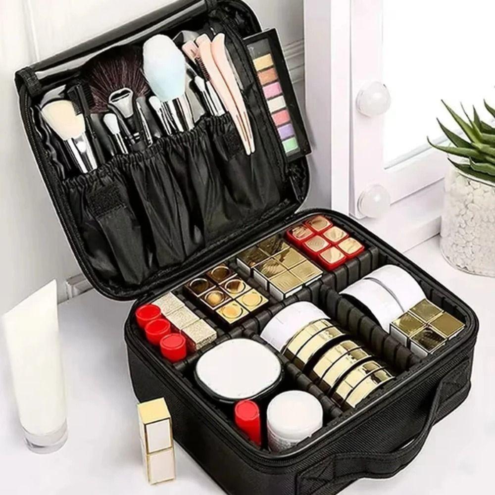 Professional Cosmetic Bag Waterproof Travel Storage Box Manicure Makeup Bag Beauty Brush